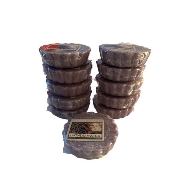 Lavender Vanilla Yankee Candle Retired Wax Tart Melts Rare Lot Of 16 - Picture 2 of 4